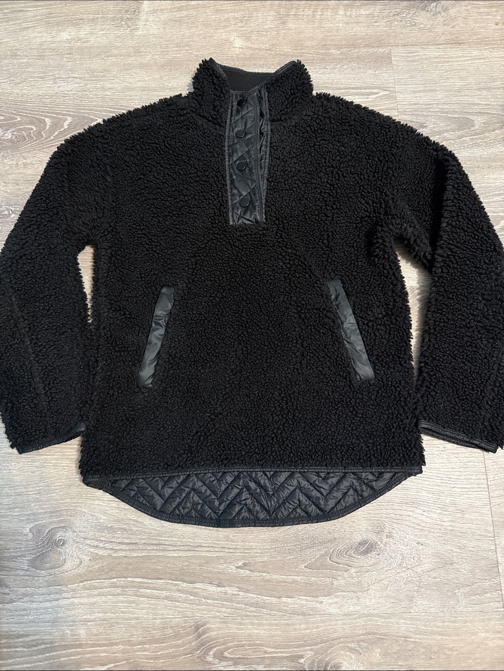 Athleta sherpa fleece pullover